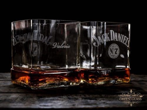 Vaso de whisky Jack Daniels personalizado