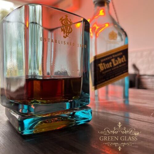 Vaso de whisky Extreme II Johnnie Walker Blue Label: El mejor vaso de whisky del mundo artesanal por Lanchi Green Glass